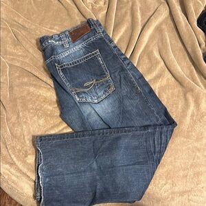 Big Man Silver Jeans Blue Straight-Leg Denim